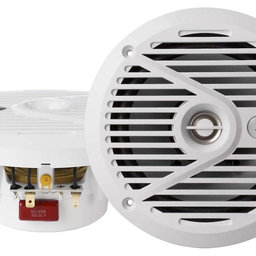 Alpine SPS-M601W 6.5" Marine Coaxial Speaker White