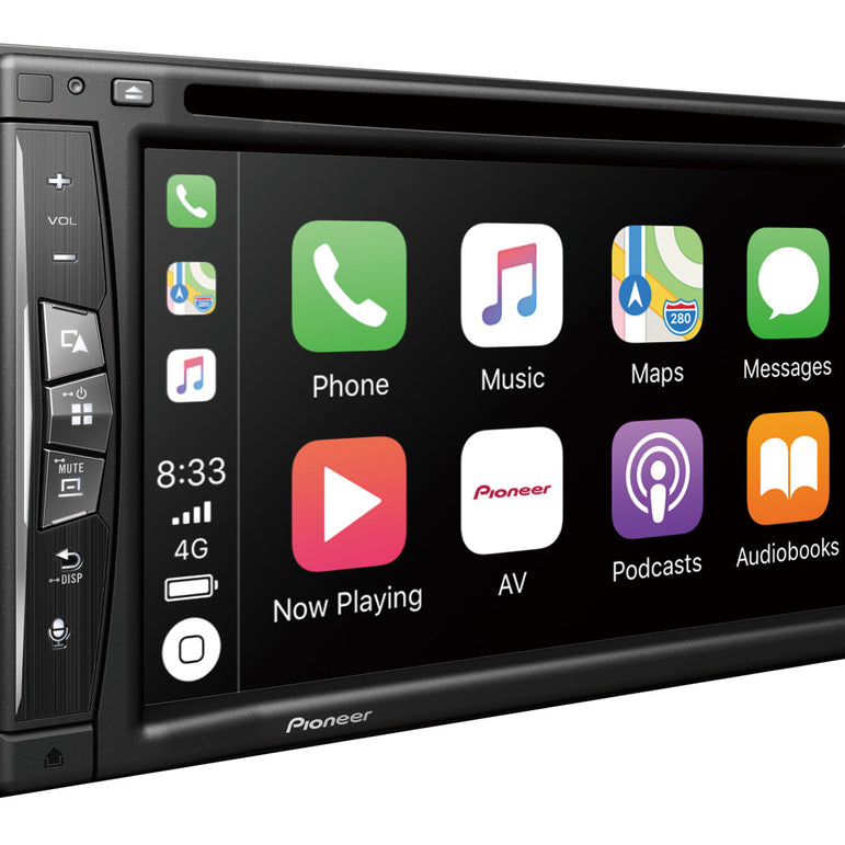 Pioneer AVIC-Z630BT navigointisoitin – langaton CarPlay, HERE-navigointi, Bluetooth, DVD, 2-DIN