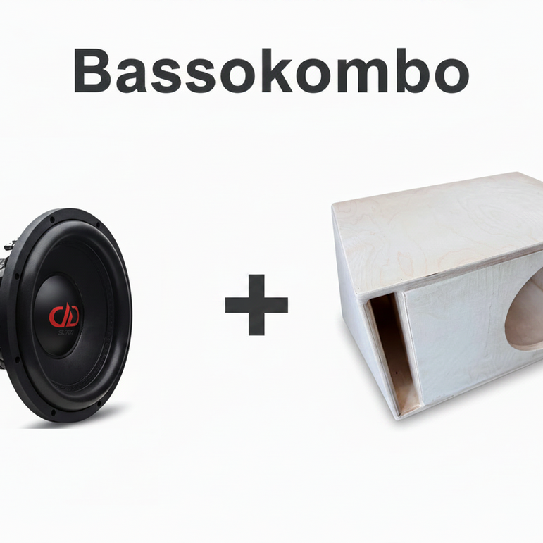 DD Audio SL712-D4 + PBL12R Refleksikotelo koivuvanerista - 12" bassokombo, 1000W RMS