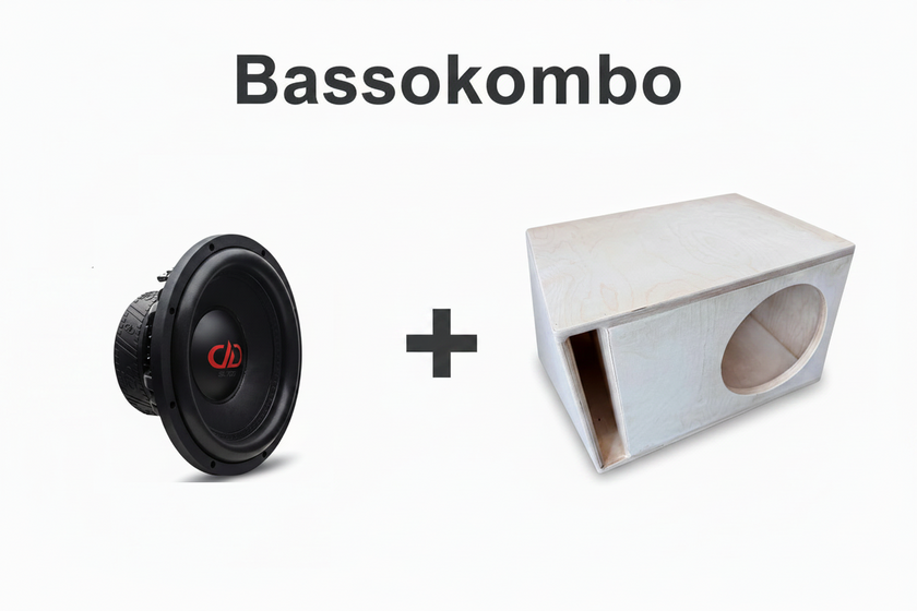 DD Audio SL712-D4 + PBL12R Refleksikotelo koivuvanerista - 12" bassokombo, 1000W RMS