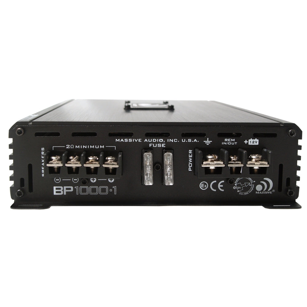 Massive Audio BP1000.1V2 Monovahvistin 455W RMS 2 Ohm