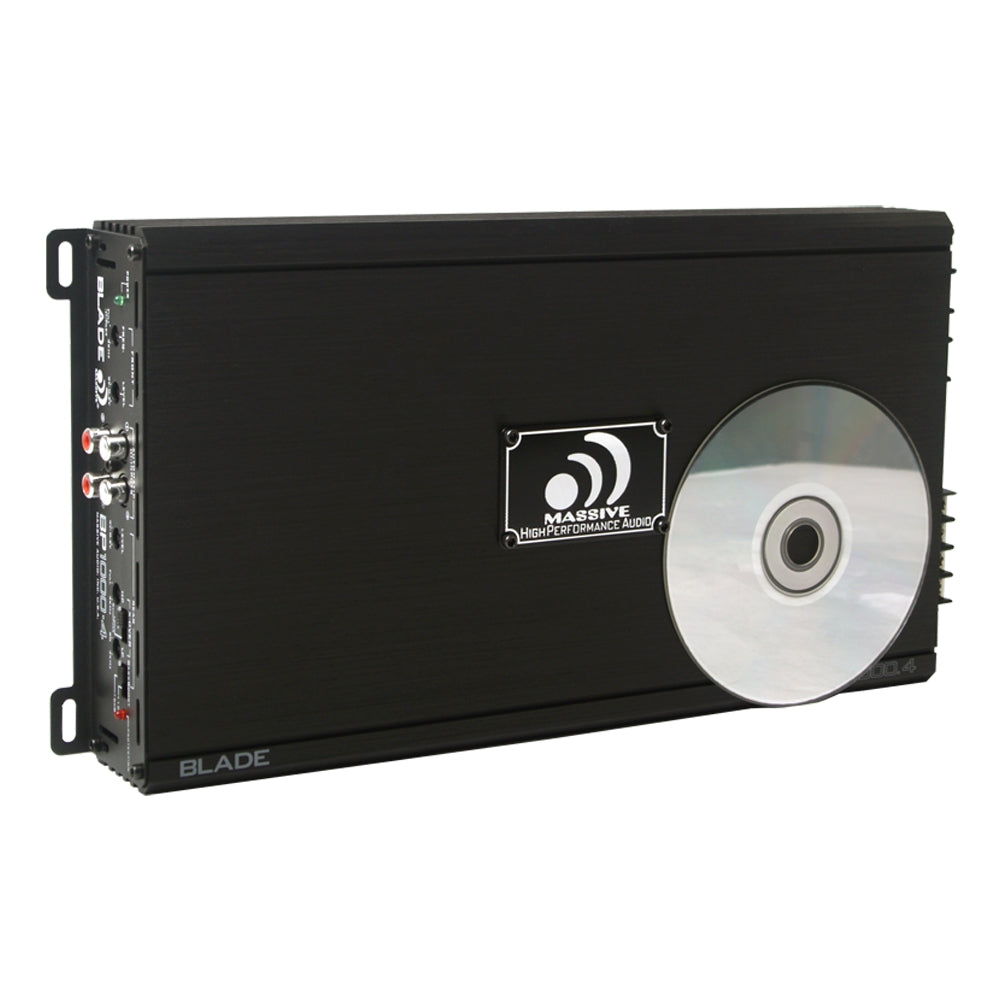 Massive Audio BP1000.4V2 4-kanavainen Vahvistin 160W RMS 2 Ohm Class AB