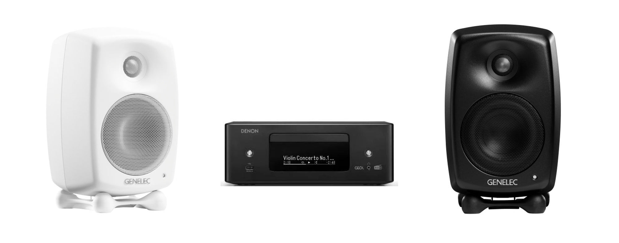 Denon CEOL N12 + Genelec G Two pair bundle offer