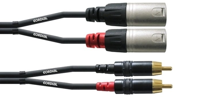 Cordial Intro CFU MC 2RCA - XLR kaapeli | Hifikaupat.fi