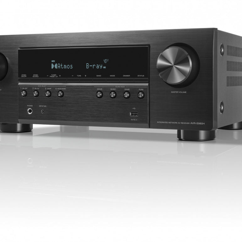 Denon AVR-S980H 7.2 AV-viritinvahvistin, Dolby Atmos