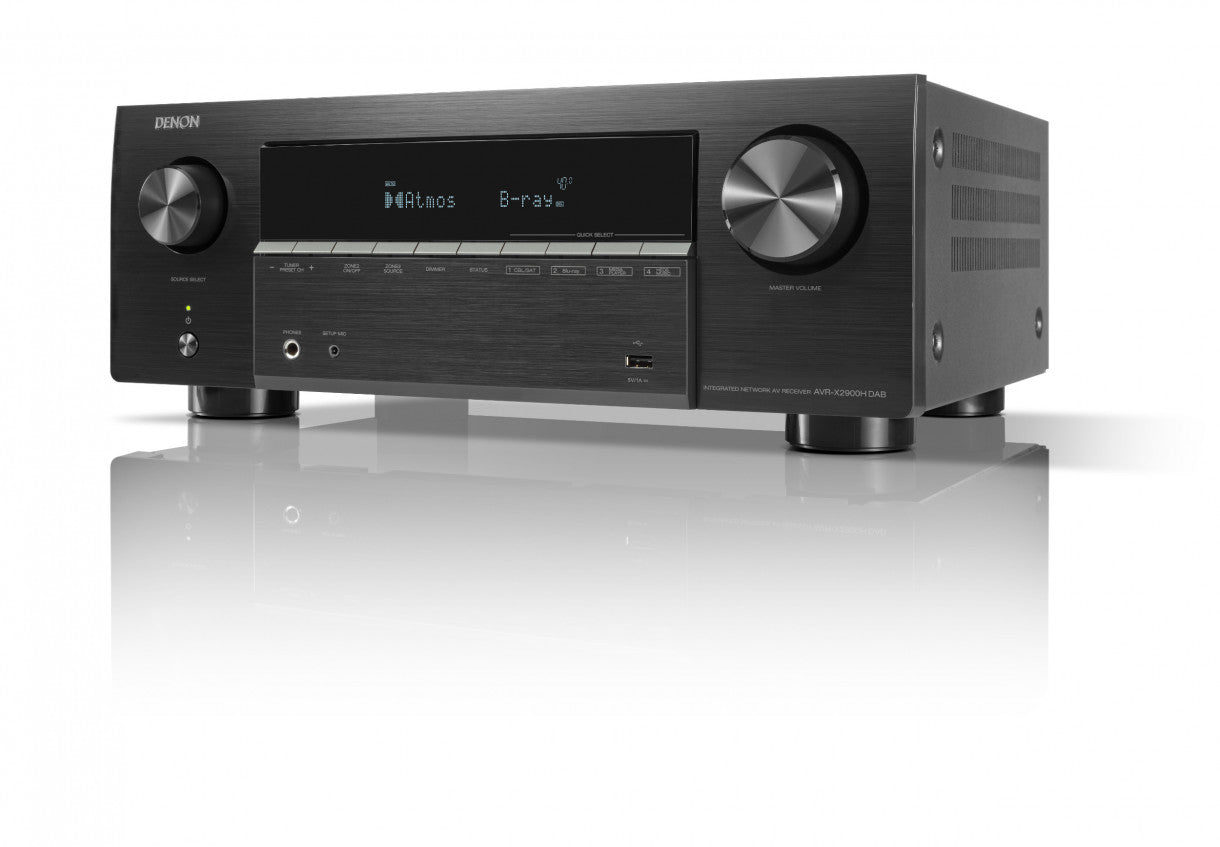 Denon AVR-X2900H DAB – 7.2-kan. AV-vahvistin, 95W, HEOS