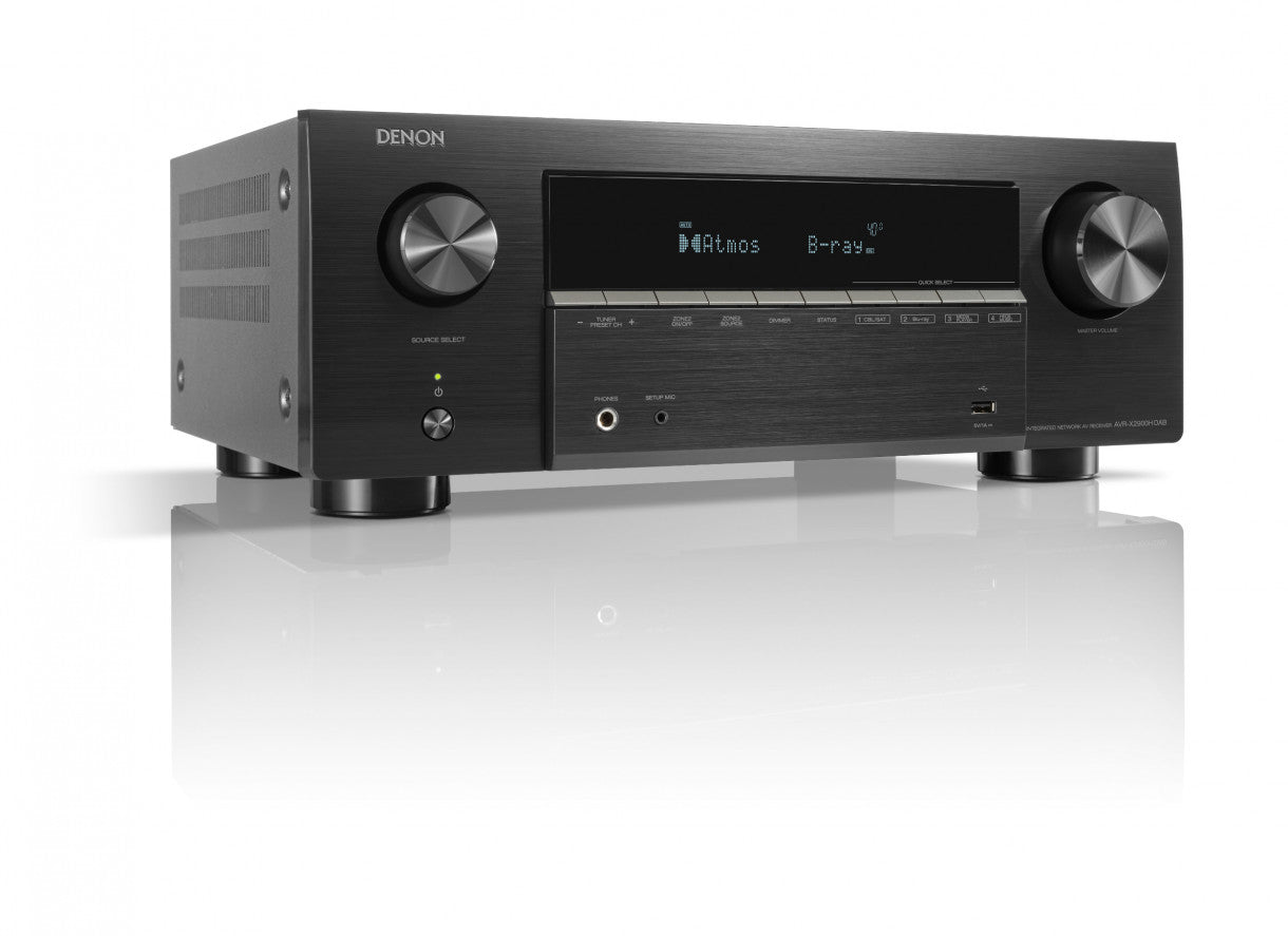 Denon AVR-X2900H DAB – 7.2-kan. AV-vahvistin, 95W, HEOS