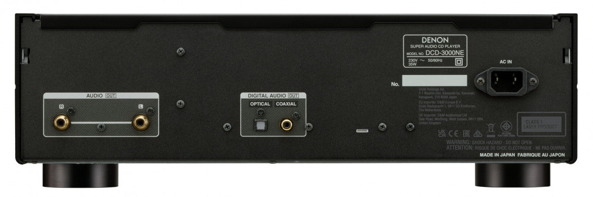 Denon DCD-3000NE CD-/SACD-soitin – 384kHz/32bit DAC