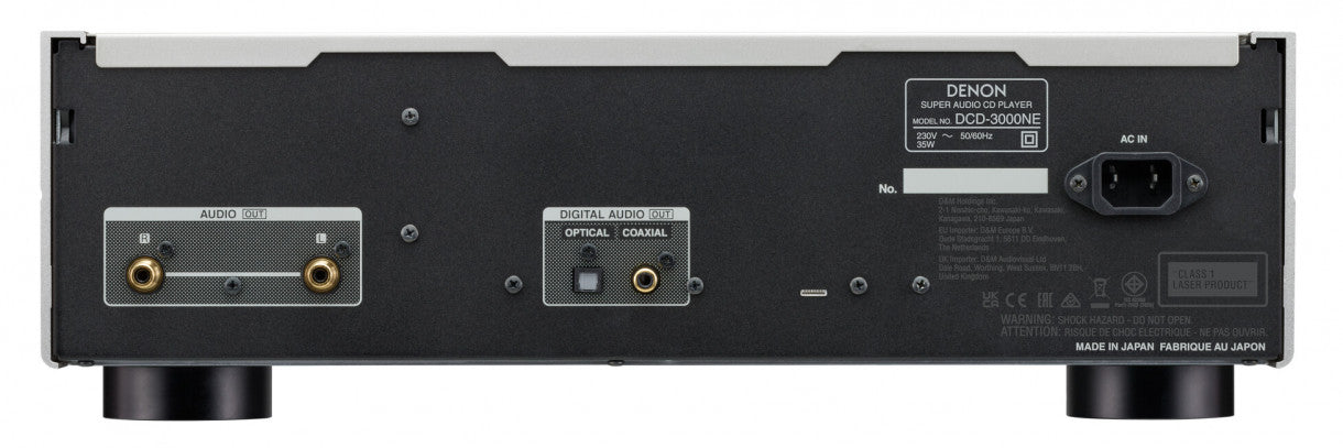 Denon DCD-3000NE CD-/SACD-soitin – 384kHz/32bit DAC