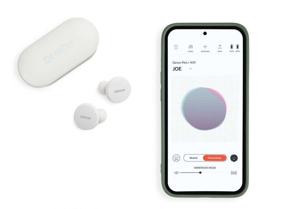 Denon PerL AH-C10PL Wireless Noise Cancelling Earbuds