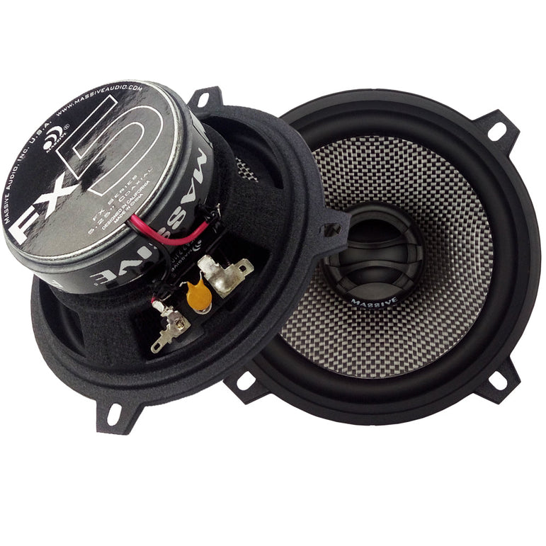 Massive Audio FX5 5,25" Koaksiaali 60W RMS 4 Ohm — 20mm Alumiinidiskantti