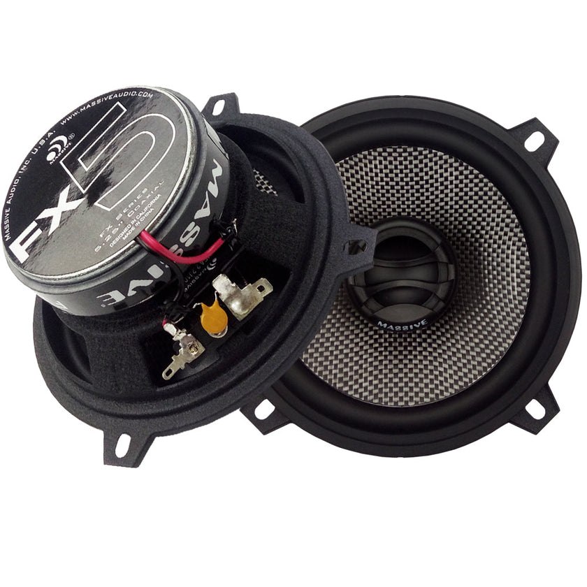 Massive Audio FX5 5,25" Koaksiaali 60W RMS 4 Ohm — 20mm Alumiinidiskantti