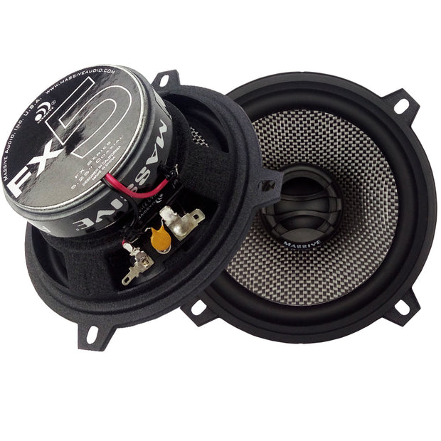 Massive Audio FX5 5,25" Koaksiaali 60W RMS 4 Ohm — 20mm Alumiinidiskantti
