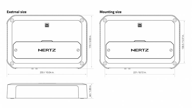 Hertz Cento CP5.1K 5-Channel Amplifier