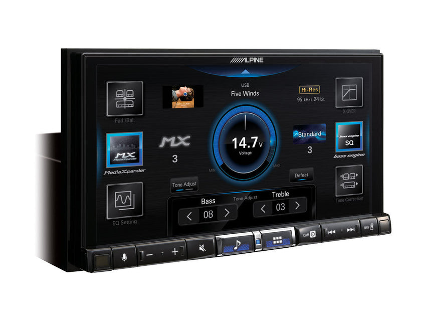 Alpine iLX-705D 7" 2-DIN Wireless CarPlay Android Auto
