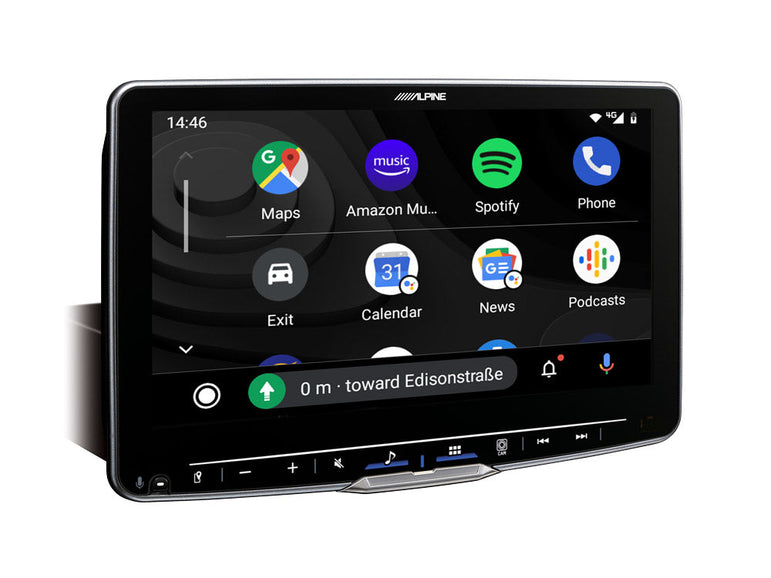 Alpine iLX-F905D-VWT61 Android Auto käyttöliittymä Transporter