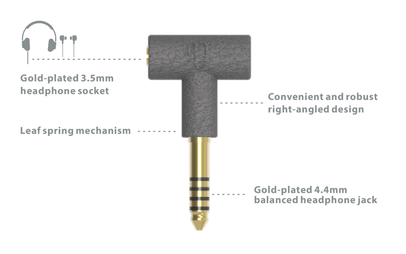 iFi 3.5mm - 4.4mm kuulokeadapteri | Hifikaupat.fi