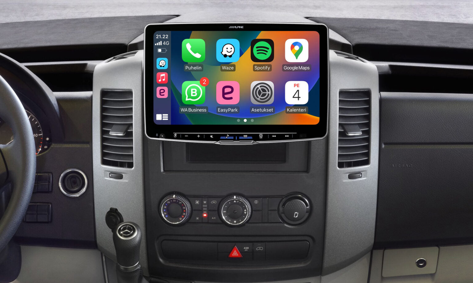 Alpine ILX-F115S906 11″ Halo player for MB Sprinter and VW Crafter