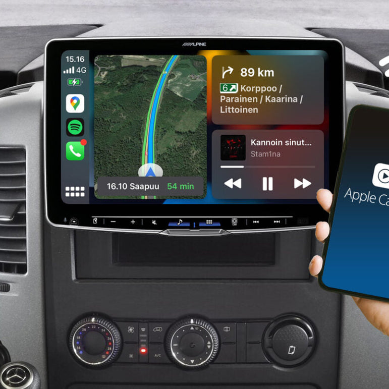 Alpine ILX-F115S906 11″ Halo player for MB Sprinter and VW Crafter