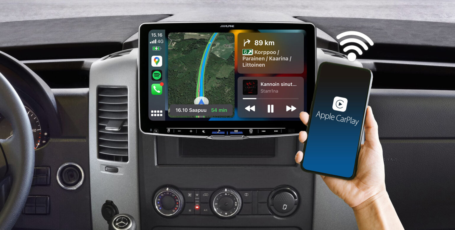 Alpine ILX-F115S906 11″ Halo player for MB Sprinter and VW Crafter