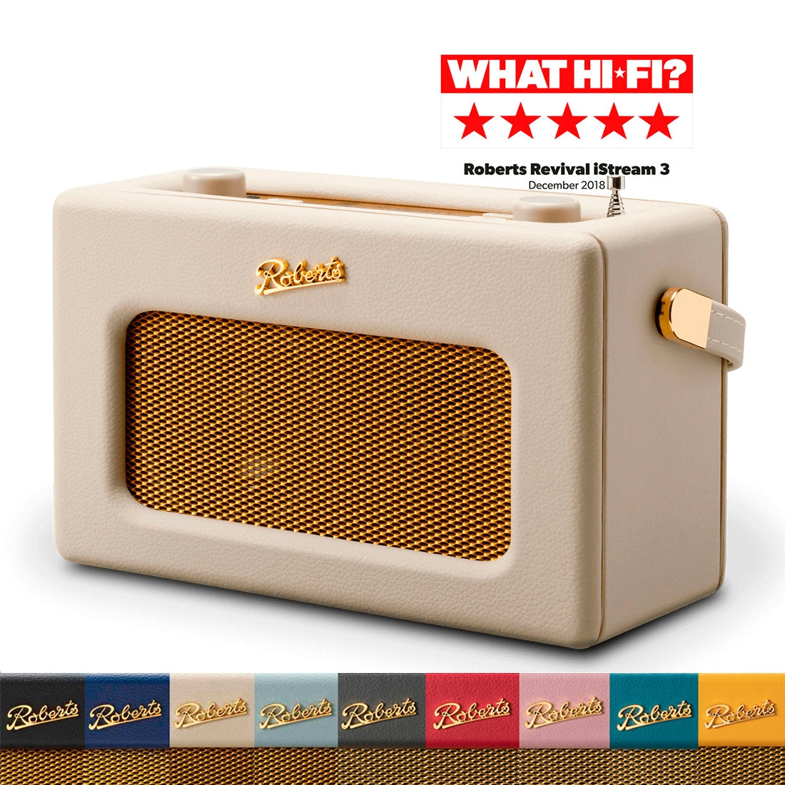 Roberts Radio iStream 3L – WiFi Internet-radio Bluetoothilla ja Spotifylla