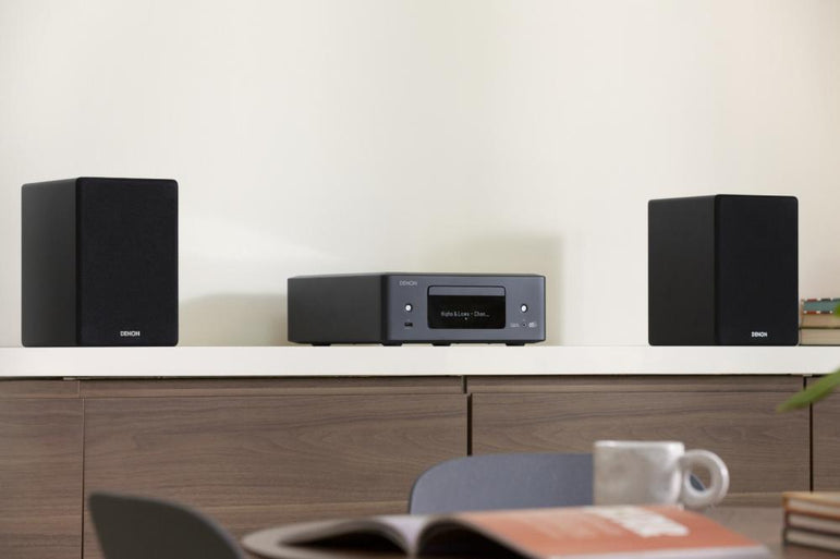 Denon CEOL N12 audiojärjestelmä SC-N10 kaiuttimilla