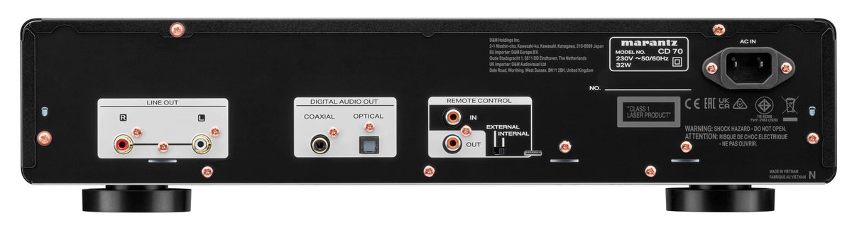 Marantz CD 70 CD-soitin USB-A ja HDAM-SA2