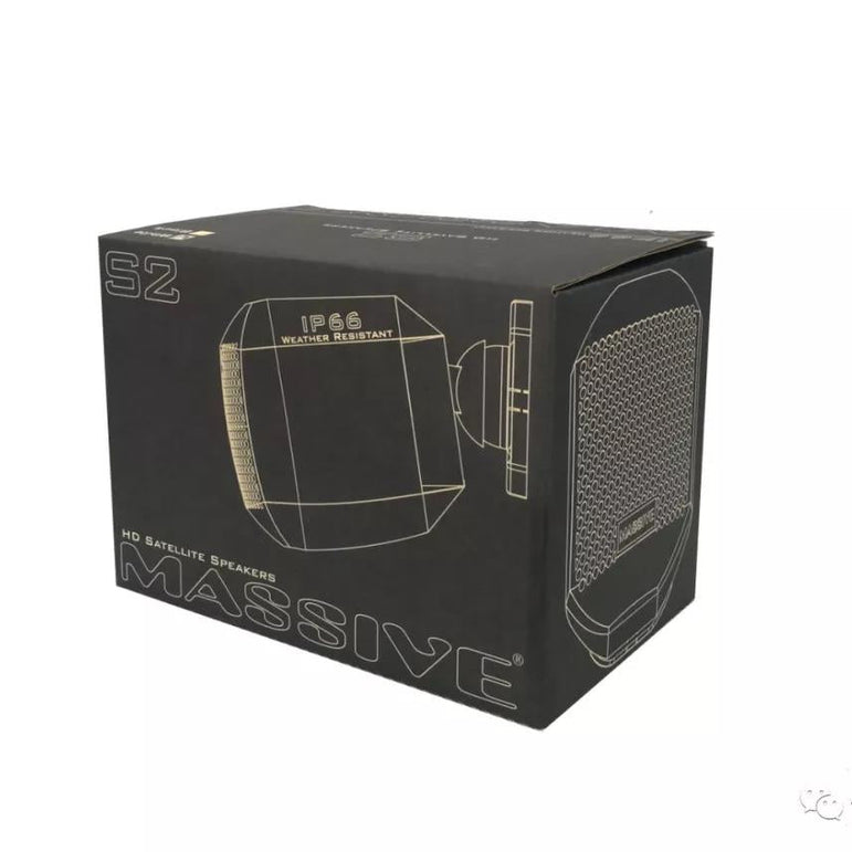 Massive Audio S2 Satelliittikaiutin IP66 120Hz–20kHz — Kotiteatteri ja TV