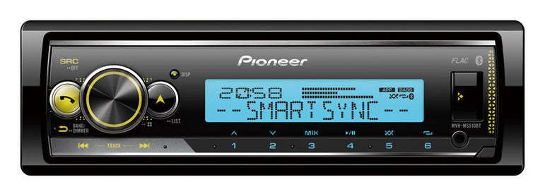 Marine 1-DIN Digital Media Receiver, BT MVH-MS510BT