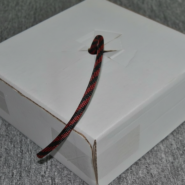 FOUR Connect 4-NS100M-BR12 nylon hose black / red 12/25mm 100m