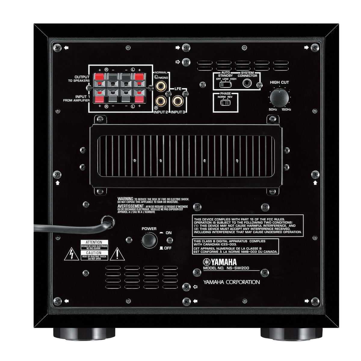 Yamaha NS-SW200 aktiivisubwoofer