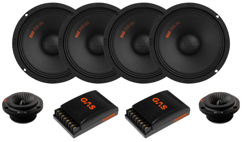 GAS MAD2-8 separate set (1 pair of 8" mids)