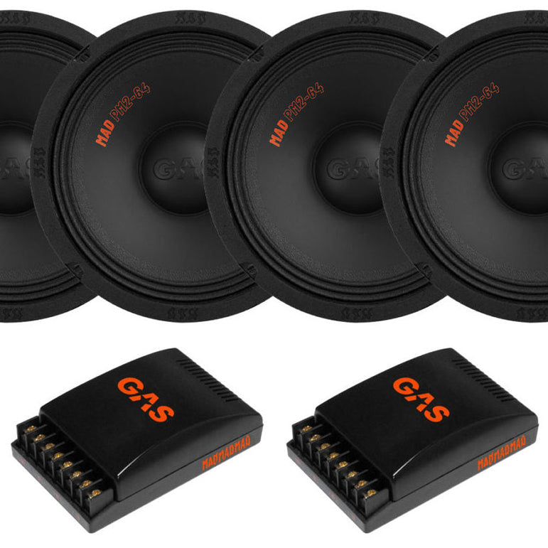 GAS MAD2-66 separate set (2 pairs of 6.5" mids)