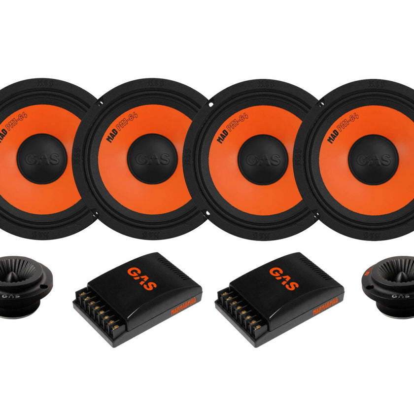 GAS MAD1-88 separate set (2 pairs of 8" mids)