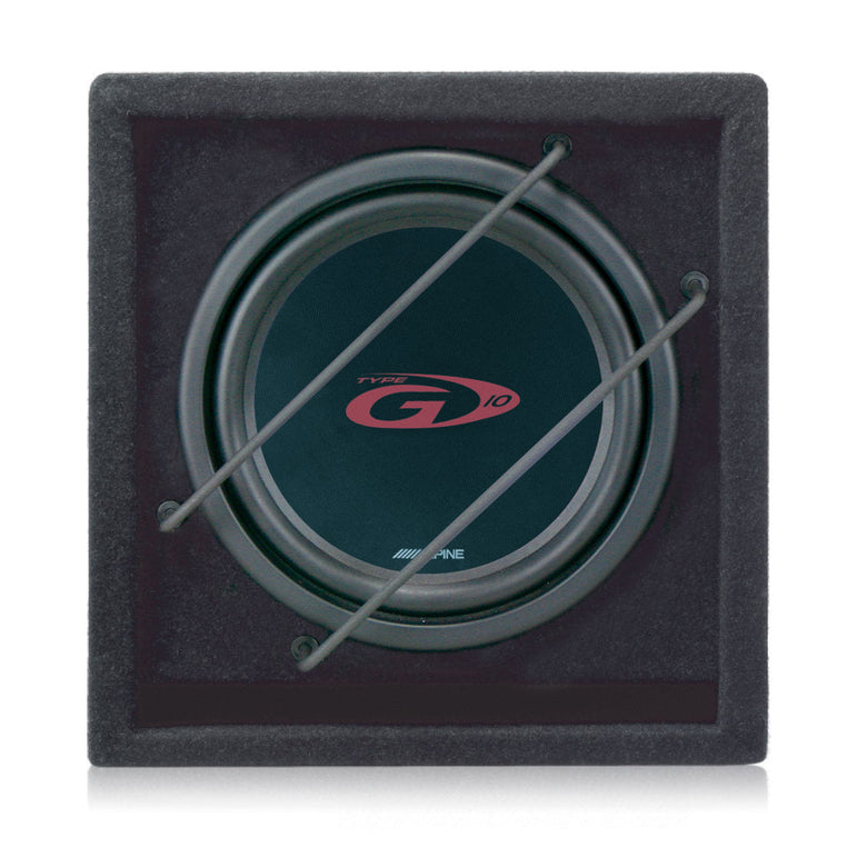 Alpine SBG-1044BR Enclosed Subwoofer 10