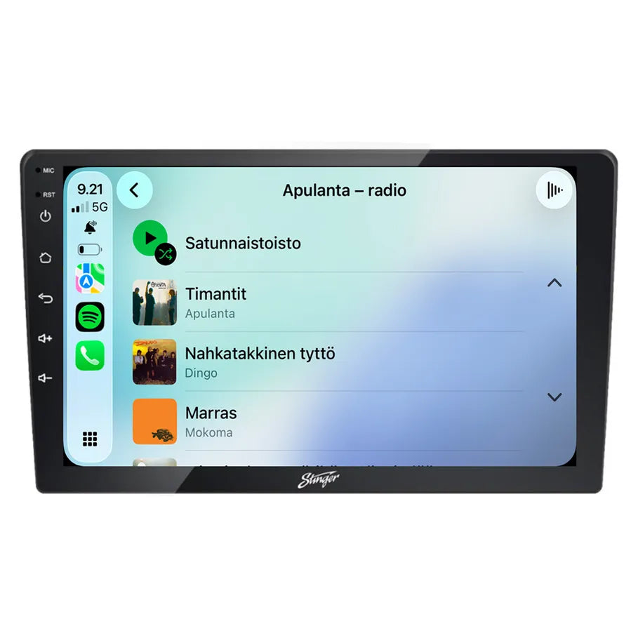 Stinger IF209E Android-autostereo, langaton CarPlay/Android Auto