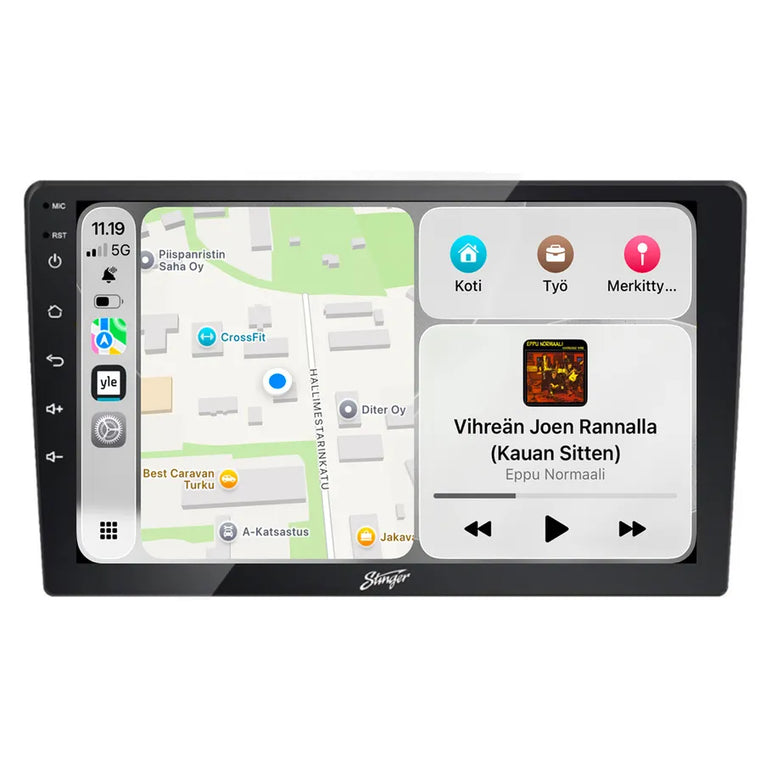 Stinger IF209E Android-autostereo, langaton CarPlay/Android Auto