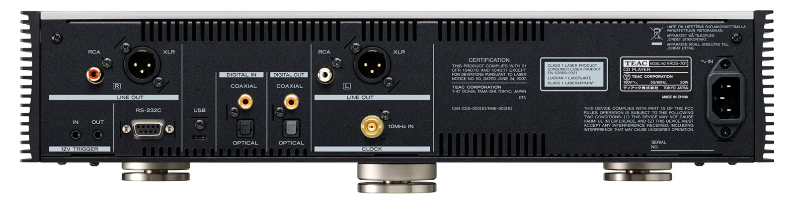 Teac VRDS-701 CD-soitin