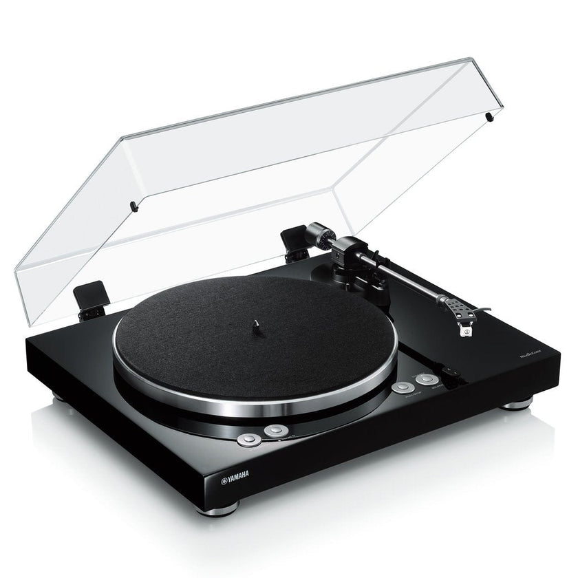 Yamaha Vinyl 500 MusicCast levysoitin, musta messudemo | Hifikaupat.fi