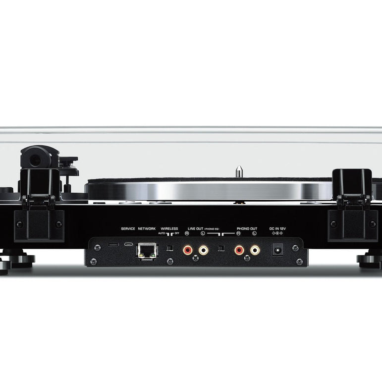 Yamaha Vinyl 500 MusicCast levysoitin, musta messudemo | Hifikaupat.fi